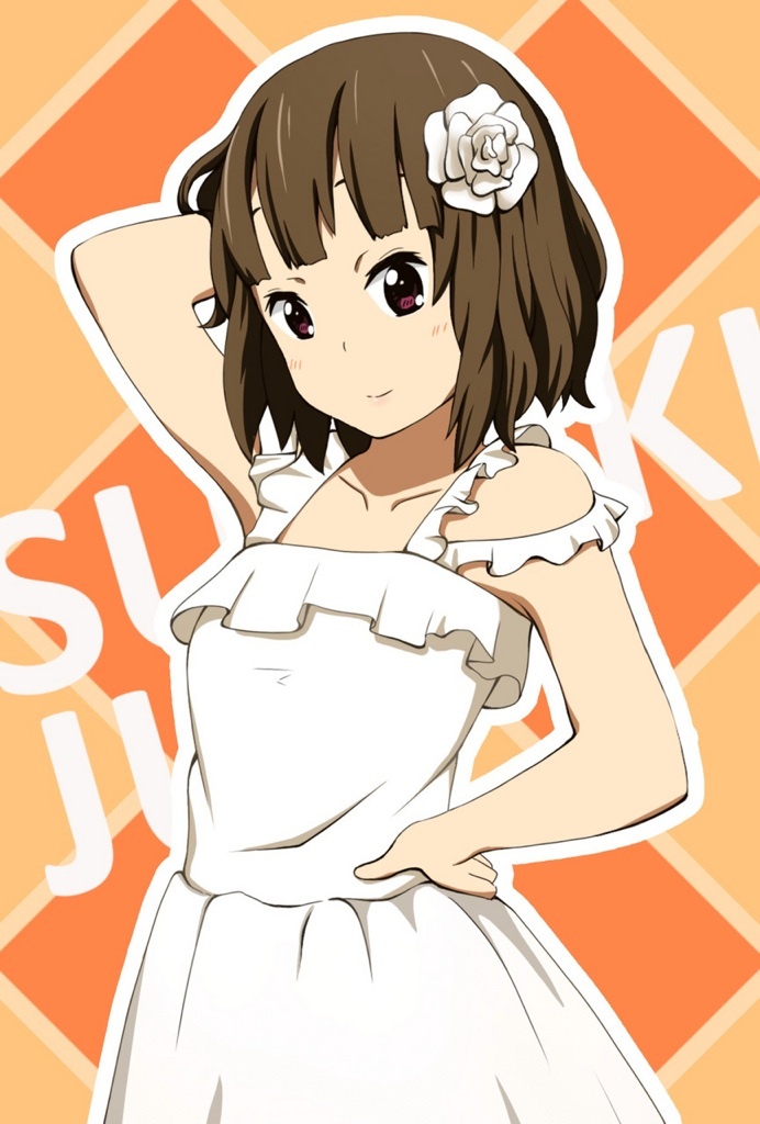 suzuki jun (k-on!) drawn by sato_(actual_size)