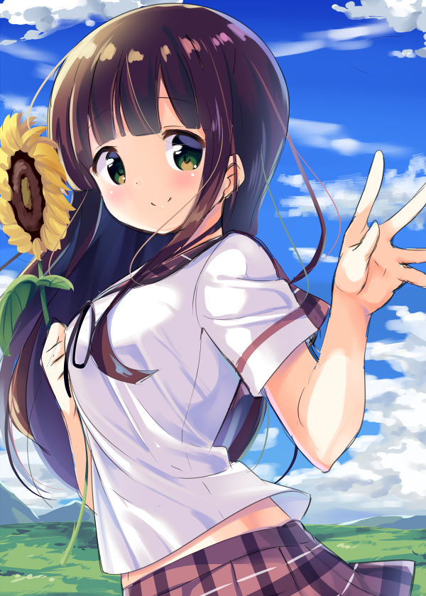 ujimatsu chiya (gochuumon wa usagi desu ka?) drawn by kurou_(quadruple_zero)