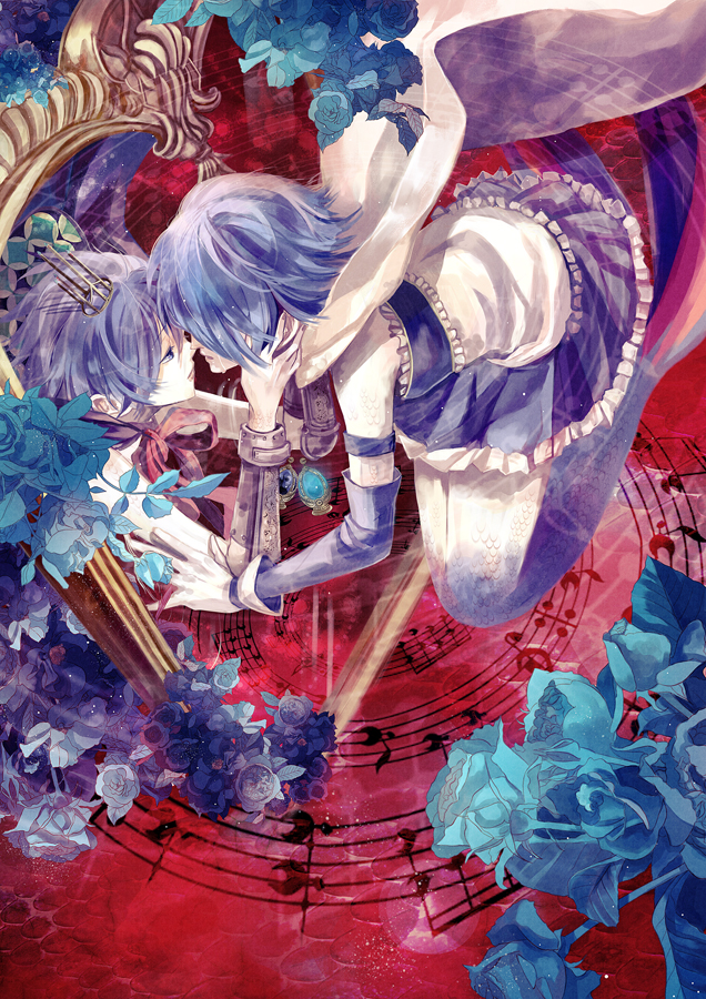 miki sayaka and oktavia von seckendorff (mahou shoujo madoka magica) drawn by xtsururux