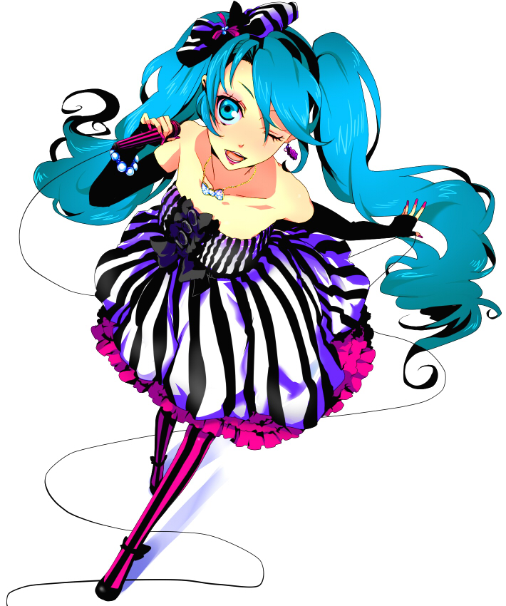 hatsune miku (vocaloid and 1 more) drawn by numeri
