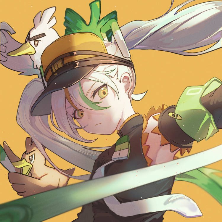 hatsune miku, sirfetch'd, farfetch'd, and fighting miku (pokemon and 2 more) drawn by ajing