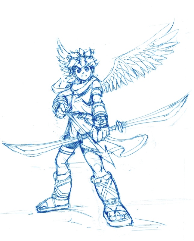 pit (kid icarus and 1 more) drawn by pxl_(pxltw)