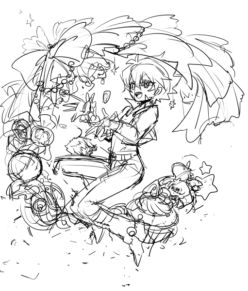 yuki judai, johan andersen, and crystal beast sapphire pegasus (yu-gi-oh! and 1 more) drawn by tobi_(one)