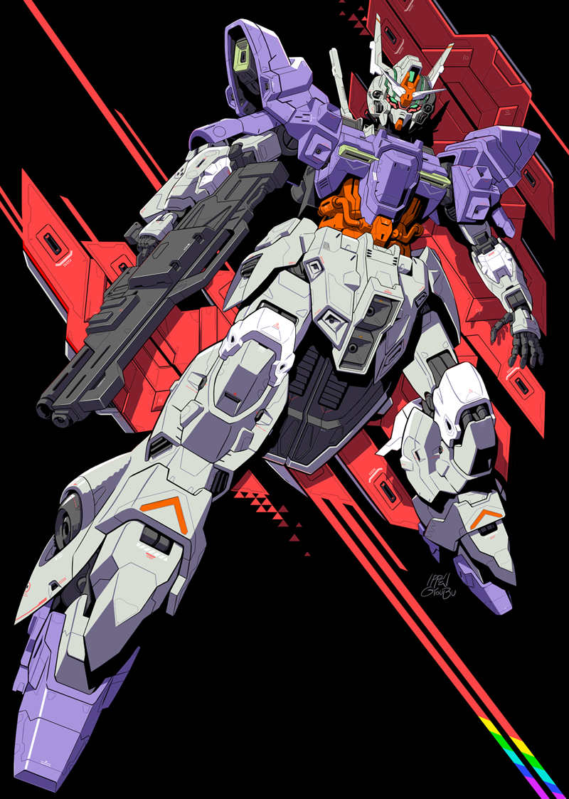 moon gundam (gundam and 1 more) drawn by gyoubu_ippei