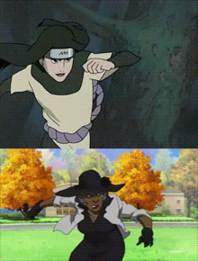 uchiha sasuke, orochimaru, and riley freeman (naruto and 1 more)