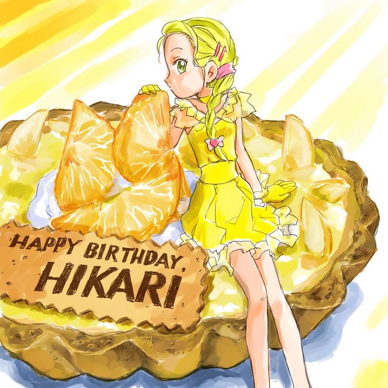 kujou hikari (precure and 2 more) drawn by oochan_(society_of_sorcery)