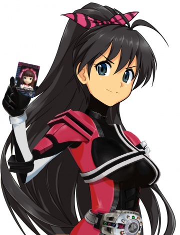 amami haruka, ganaha hibiki, and kamen rider decade (idolmaster and 2 more)