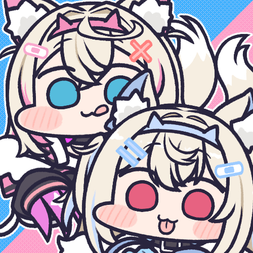 fuwawa abyssgard and mococo abyssgard (hololive and 1 more) drawn by jazz_jack