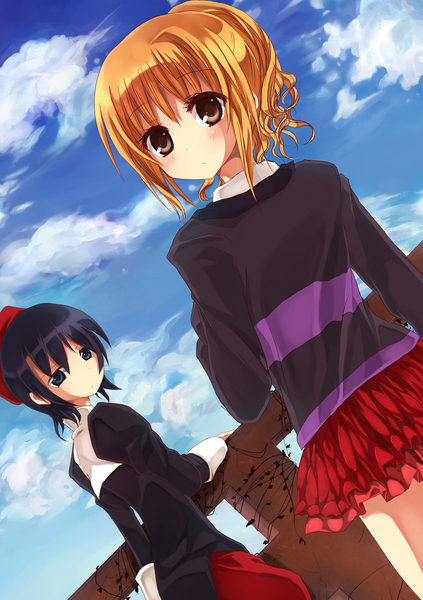 ushiromiya jessica and kanon (umineko no naku koro ni) drawn by hinase_haruka