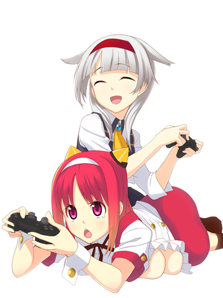 takeguchi nonomi and bienetta (original) drawn by gin_(ginshari)