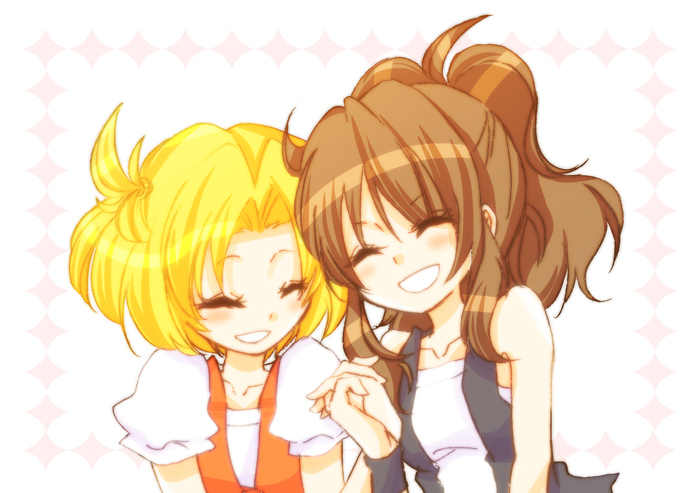 hilda and bianca (pokemon and 1 more) drawn by katsuki