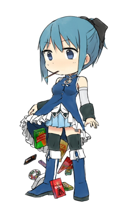 miki sayaka and sakura kyoko (mahou shoujo madoka magica) drawn by tsuduya_(knt31)