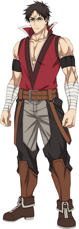 rick gladiatol (shinmai ossan bokensha) drawn by eguchi_mari