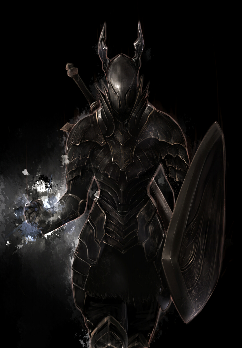 black knight (dark souls and 1 more) drawn by co2