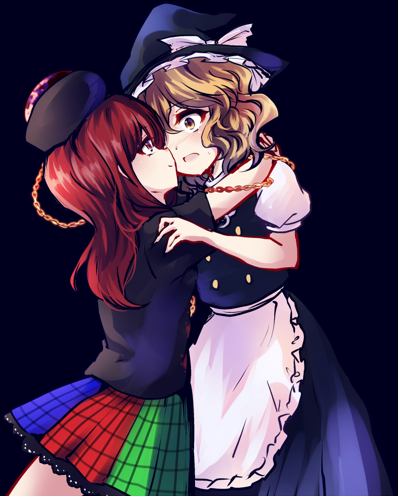 kirisame marisa and hecatia lapislazuli (touhou) drawn by uranaishi_(miraura)