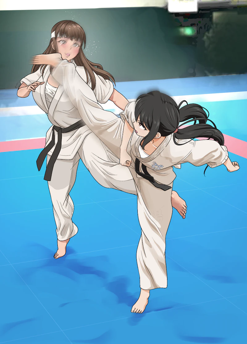 nakano yuka and hitomi (idolmaster and 2 more) drawn by kashiwagi_tatsuya