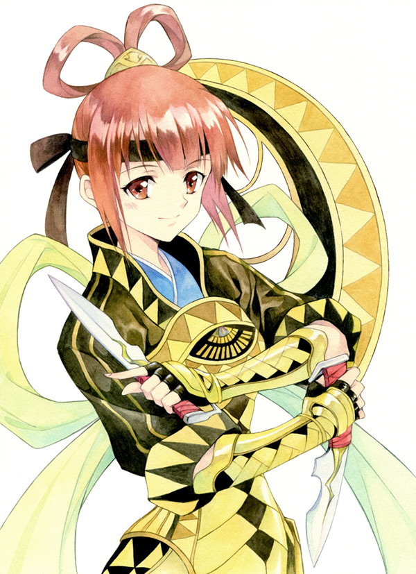 miakis (gensou suikoden and 1 more) drawn by agahari