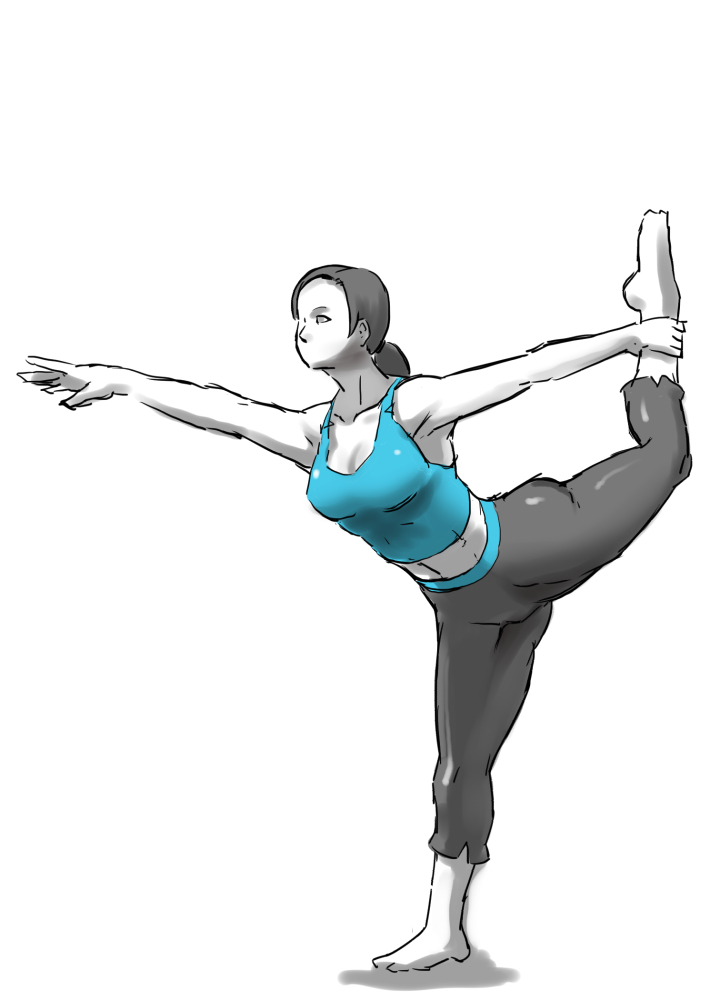 wii fit trainer (wii fit) drawn by sashizume_soutarou