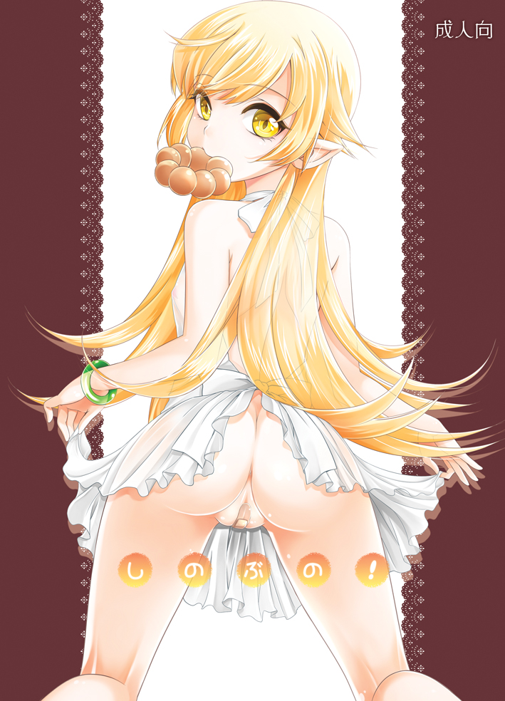 oshino shinobu (monogatari and 1 more) drawn by mytyl