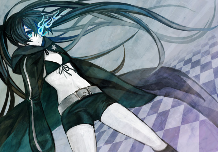 black rock shooter (black rock shooter) drawn by osamu_(jagabata)