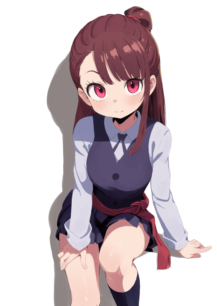 kagari atsuko (little witch academia) drawn by hues_sunk