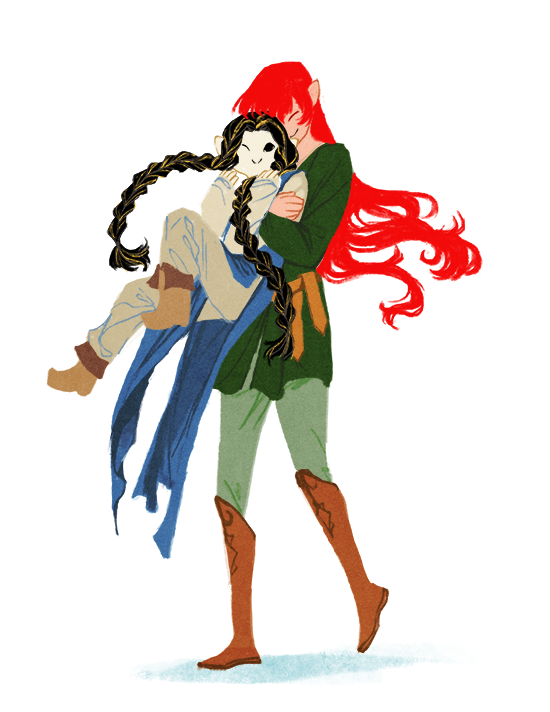 maedhros and fingon (tolkien's legendarium and 1 more) drawn by alyruko