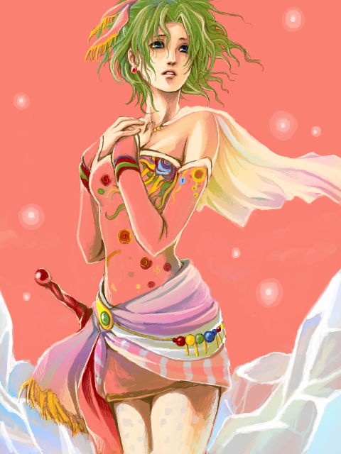 terra branford (final fantasy and 1 more) drawn by xx_juju_xx