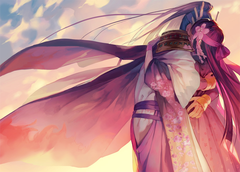 sakura and murasaki (gotcha warrior) drawn by aruk