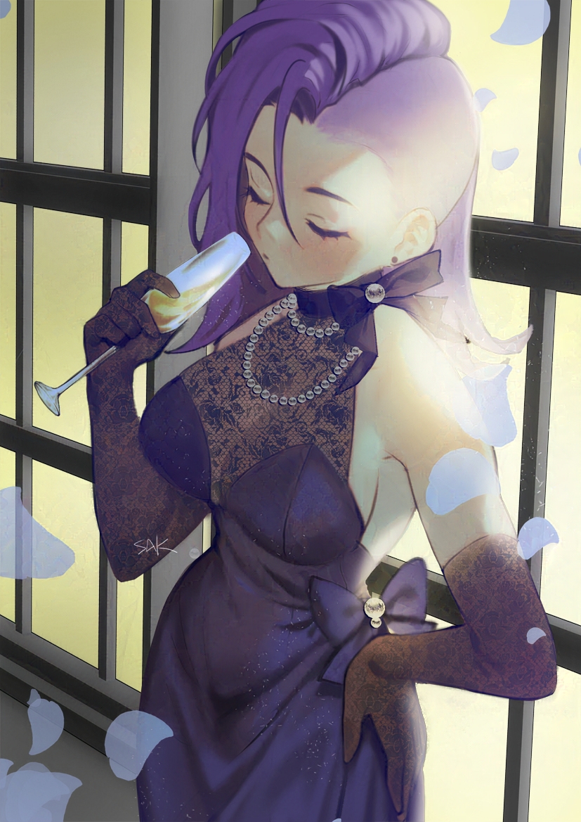 sombra (overwatch and 1 more) drawn by ssaknanda