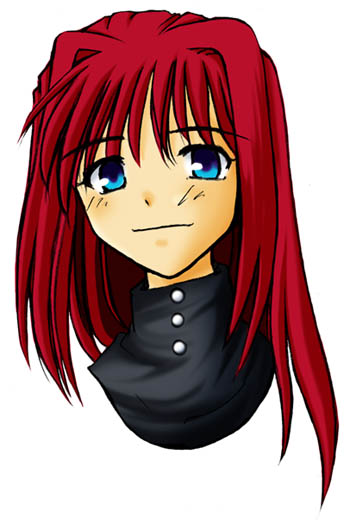 aozaki aoko (tsukihime and 1 more) drawn by yae_shiragi