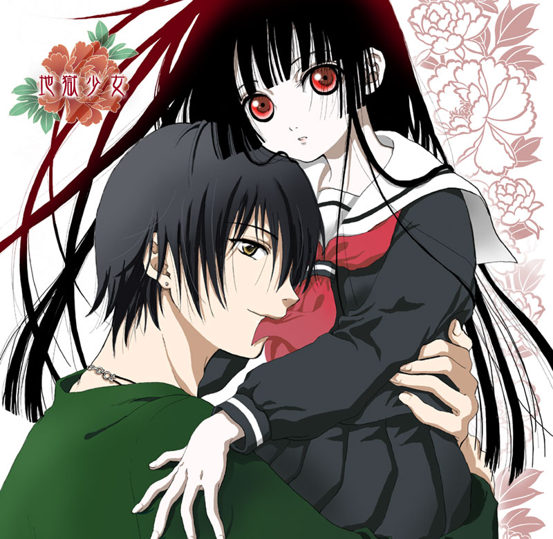 enma ai and ichimoku ren (jigoku shoujo) drawn by yoiyoi