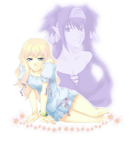 sheryl nome and klan klein (macross and 1 more)
