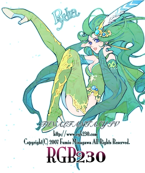 rydia (final fantasy and 1 more) drawn by minagawa_fumio