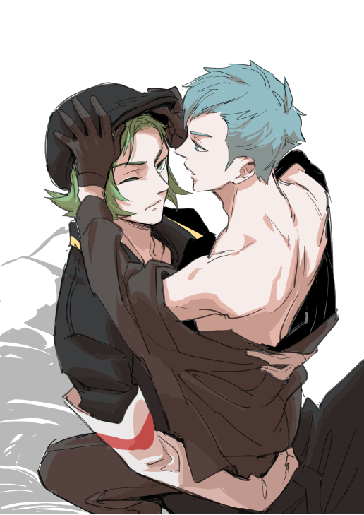 archer and proton (pokemon and 1 more) drawn by monji_samonji