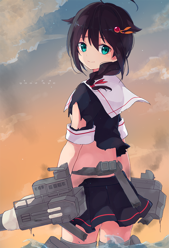 shigure and shigure kai ni (kantai collection) drawn by wagi_(wagi26)