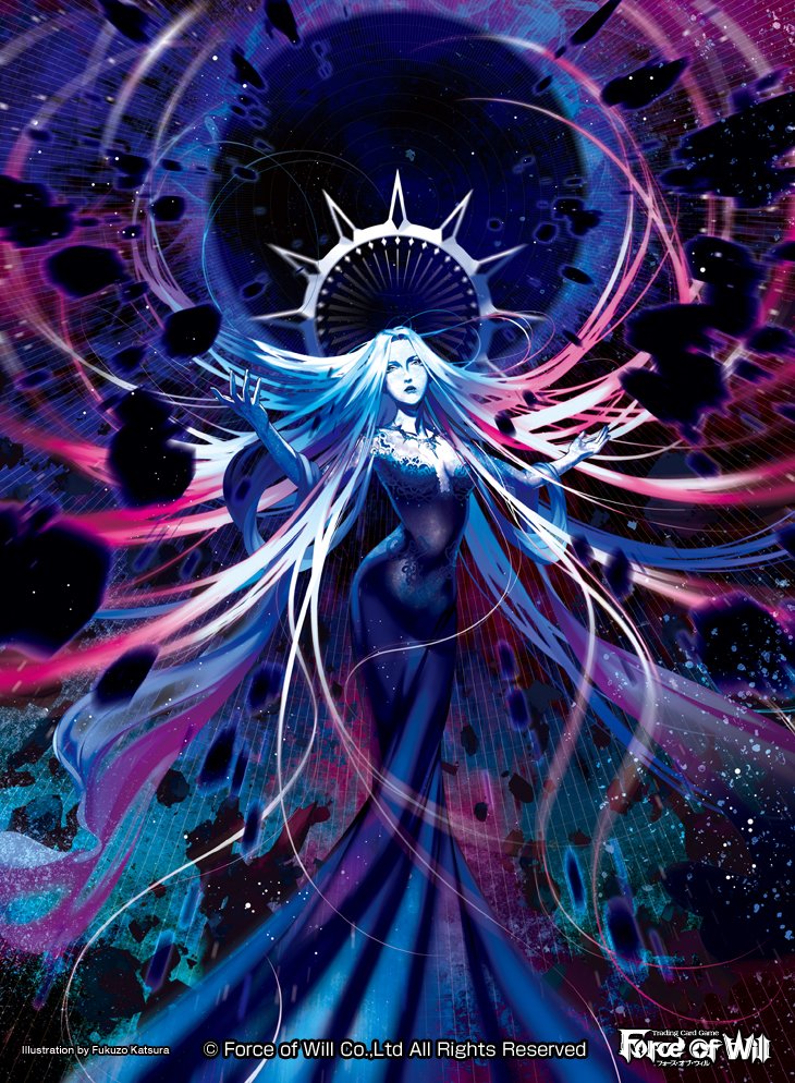 the time spinning witch (force of will) drawn by fukuzou