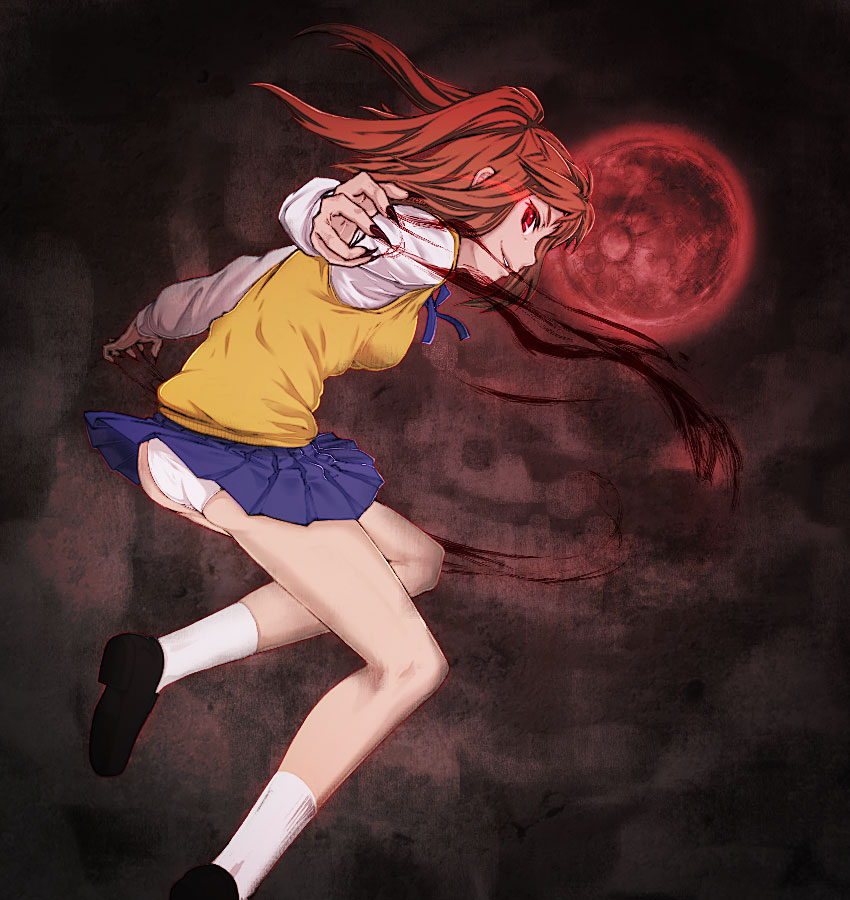 yumizuka satsuki (tsukihime and 1 more) drawn by un_(le_monde-alternatif)