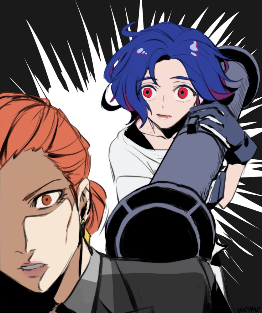 shuji ito and kycilia zabi (gundam and 2 more) drawn by ccabuster
