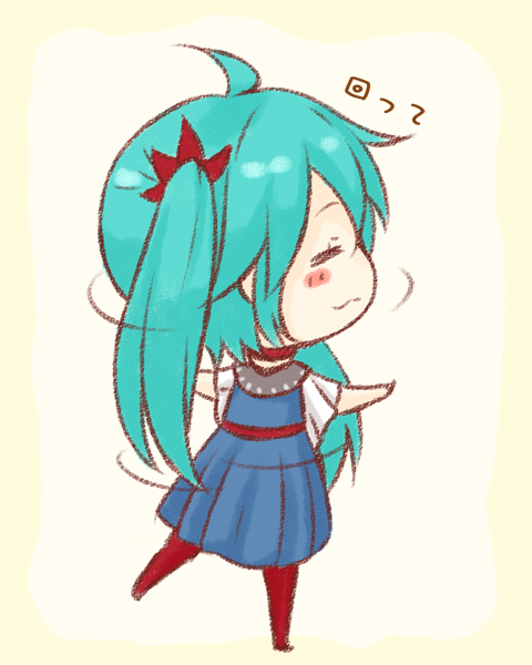hatsune miku (vocaloid and 2 more) drawn by omu_(omu929)