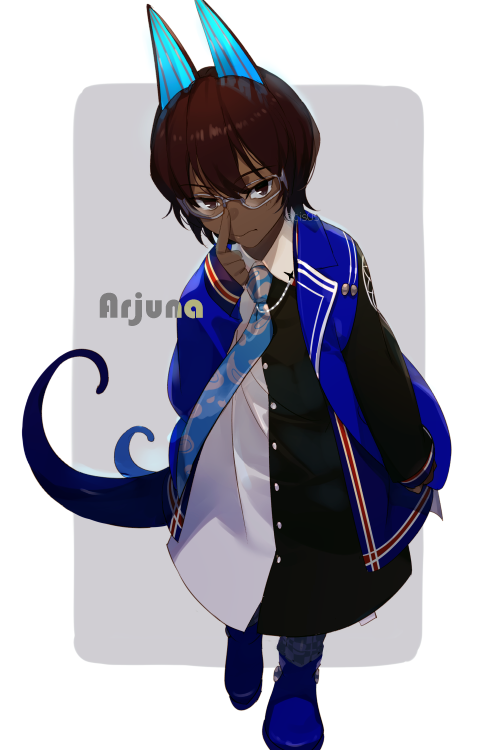 arjuna and arjuna alter (fate and 1 more) drawn by echo_(circa)