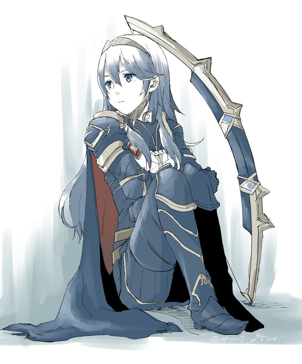 lucina (fire emblem and 2 more) drawn by robaco
