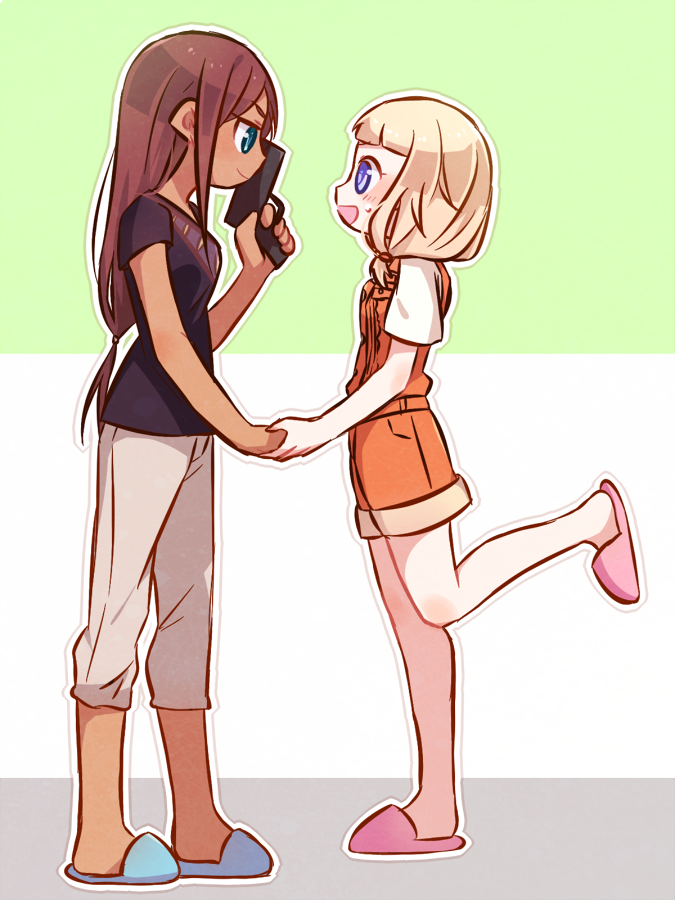 sakura nene and ahagon umiko (new game!) drawn by raimu_(lraim)