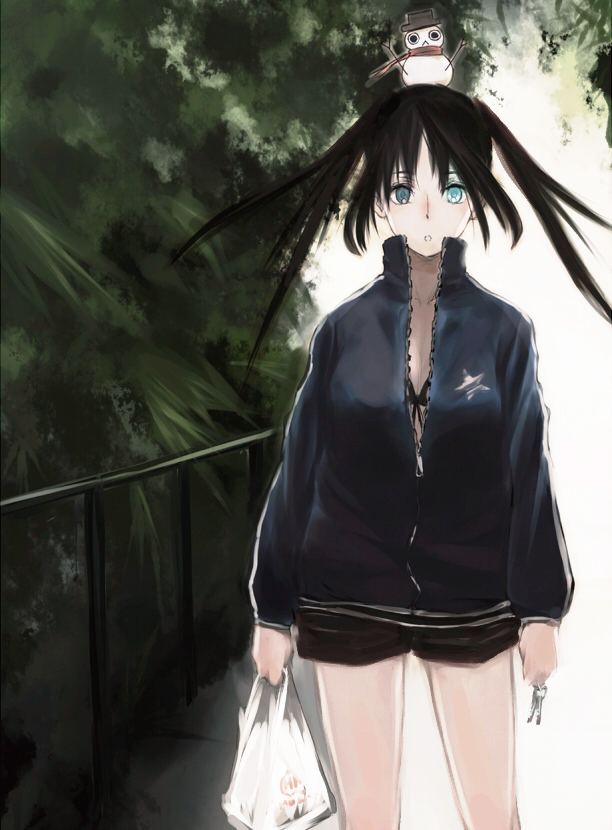 black rock shooter (black rock shooter) drawn by yukiguni_(ykgn)