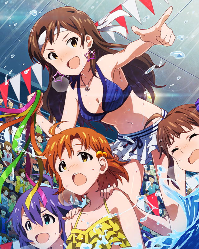 kitazawa shiho, mochizuki anna, yokoyama nao, and yabuki kana (idolmaster and 1 more)