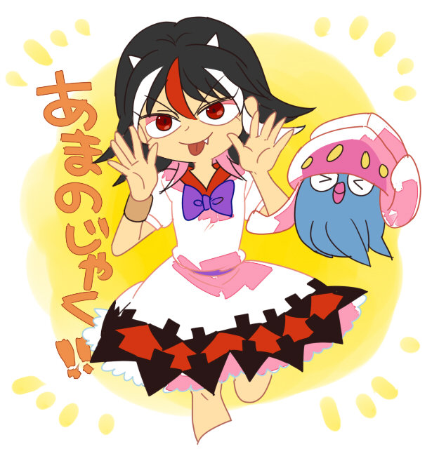 kijin seija and inkay (touhou and 1 more) drawn by furukawa_(yomawari)