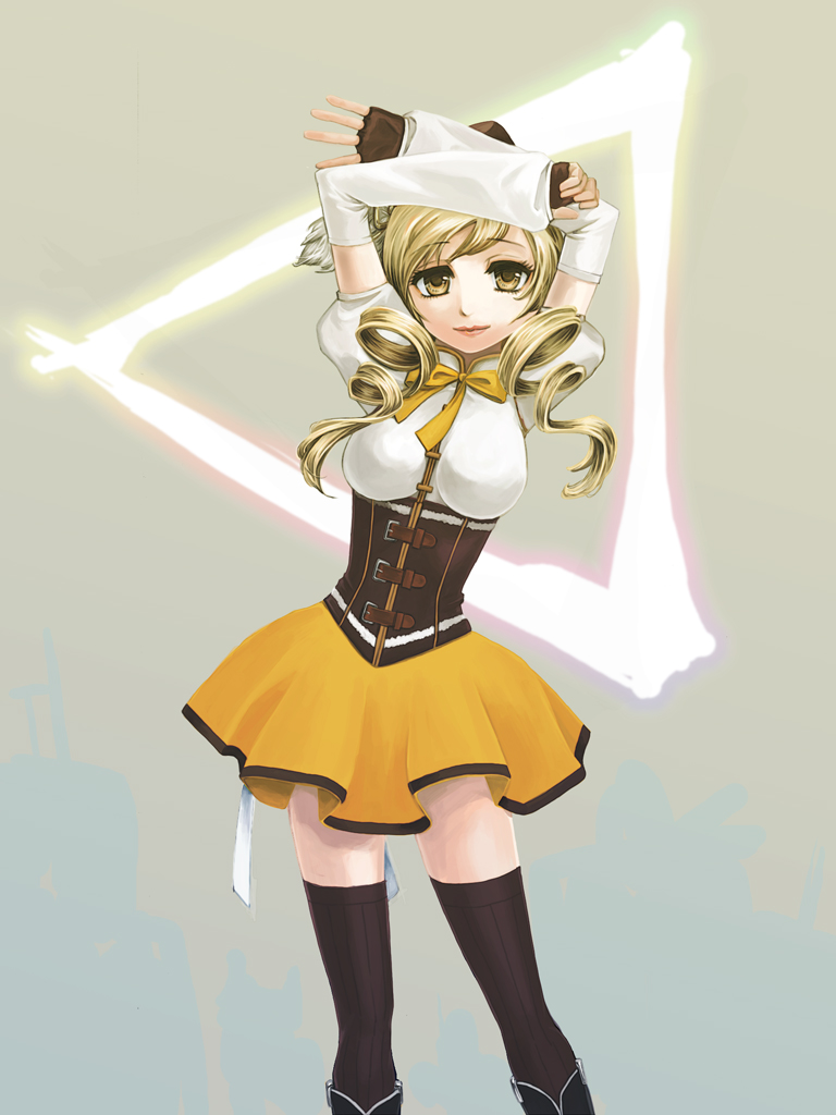 tomoe mami (mahou shoujo madoka magica) drawn by jos-est
