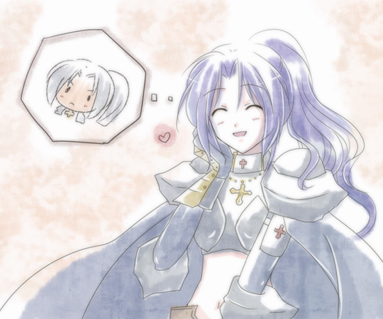 lord knight and paladin (ragnarok online) drawn by sharari