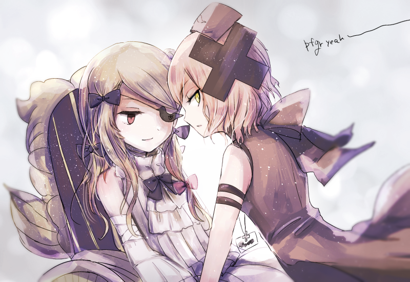 shadowgale and pfle (mahou shoujo ikusei keikaku) drawn by thi_fure