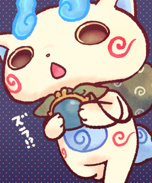 komasan (youkai watch and 1 more) drawn by chill_ykon