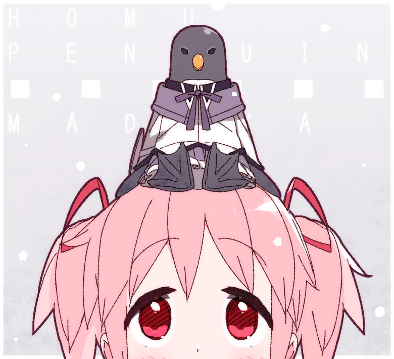 akemi homura and kaname madoka (mahou shoujo madoka magica) drawn by yoru_nai